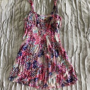 Kimchi Blue pink/blue/tan summer tank top